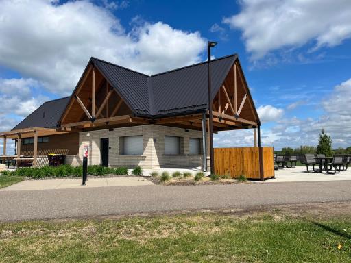 Concession stand and restrooms at sports complex