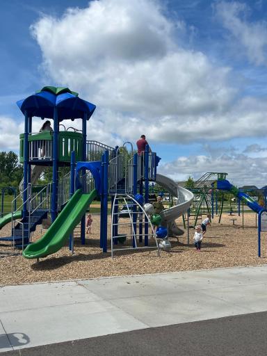 Playground at elementary school