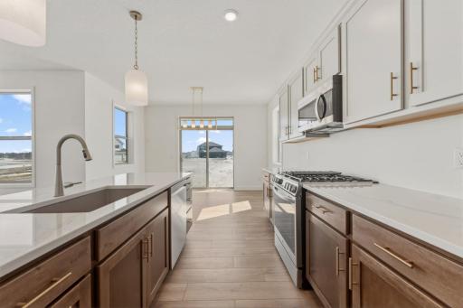 Great work space in the kitchen