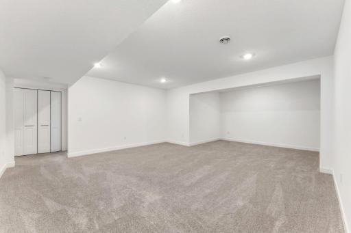 Finished lower level