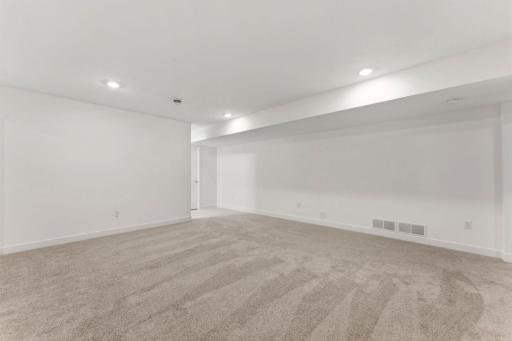Finished lower level
