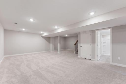 Large Recreation Room in lower level