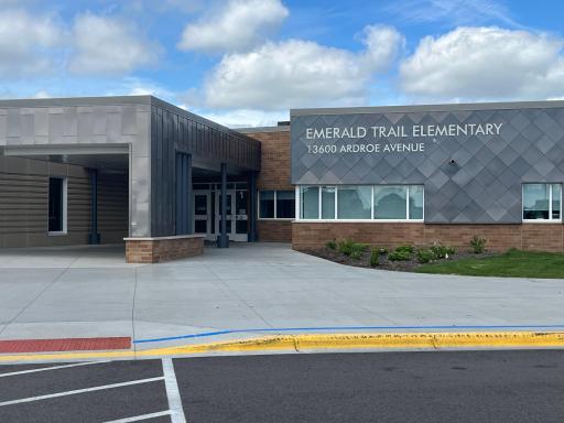 Emerald Trail Elementary right across from the neighborhood