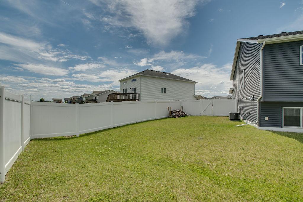 HUGE yard!