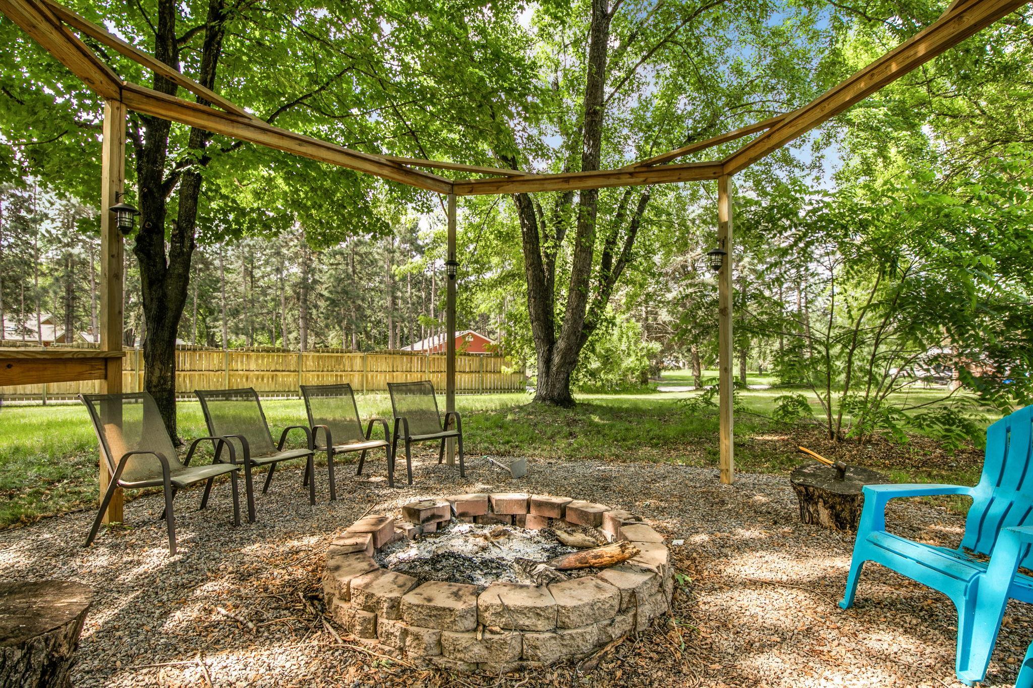 Firepit - Hang Outdoor Lights and Host the Perfect Back Yard Get Together