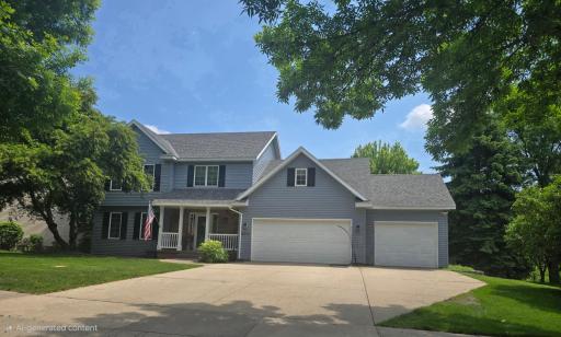 2614 16th Ave SE, St. Cloud, MN Over 2880 total square ft and triple garage with openers, 4 bedrooms on upper level with 2 full baths upper level and 1/2 bath in the entry foyer off living room and kitchen