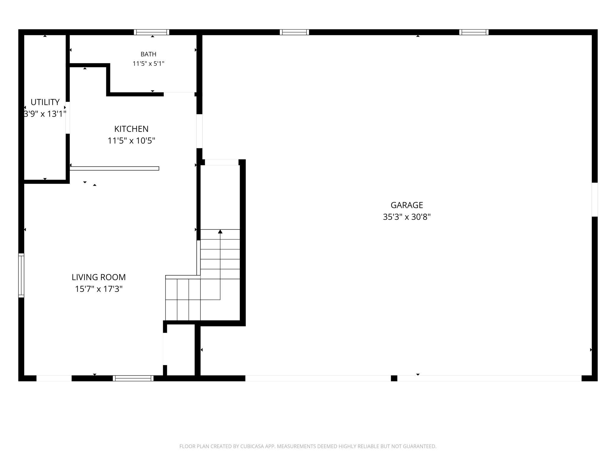 2D Floor Plan for 17487 Popplewood Road Northeast Suite Garage:Loft.JPEG