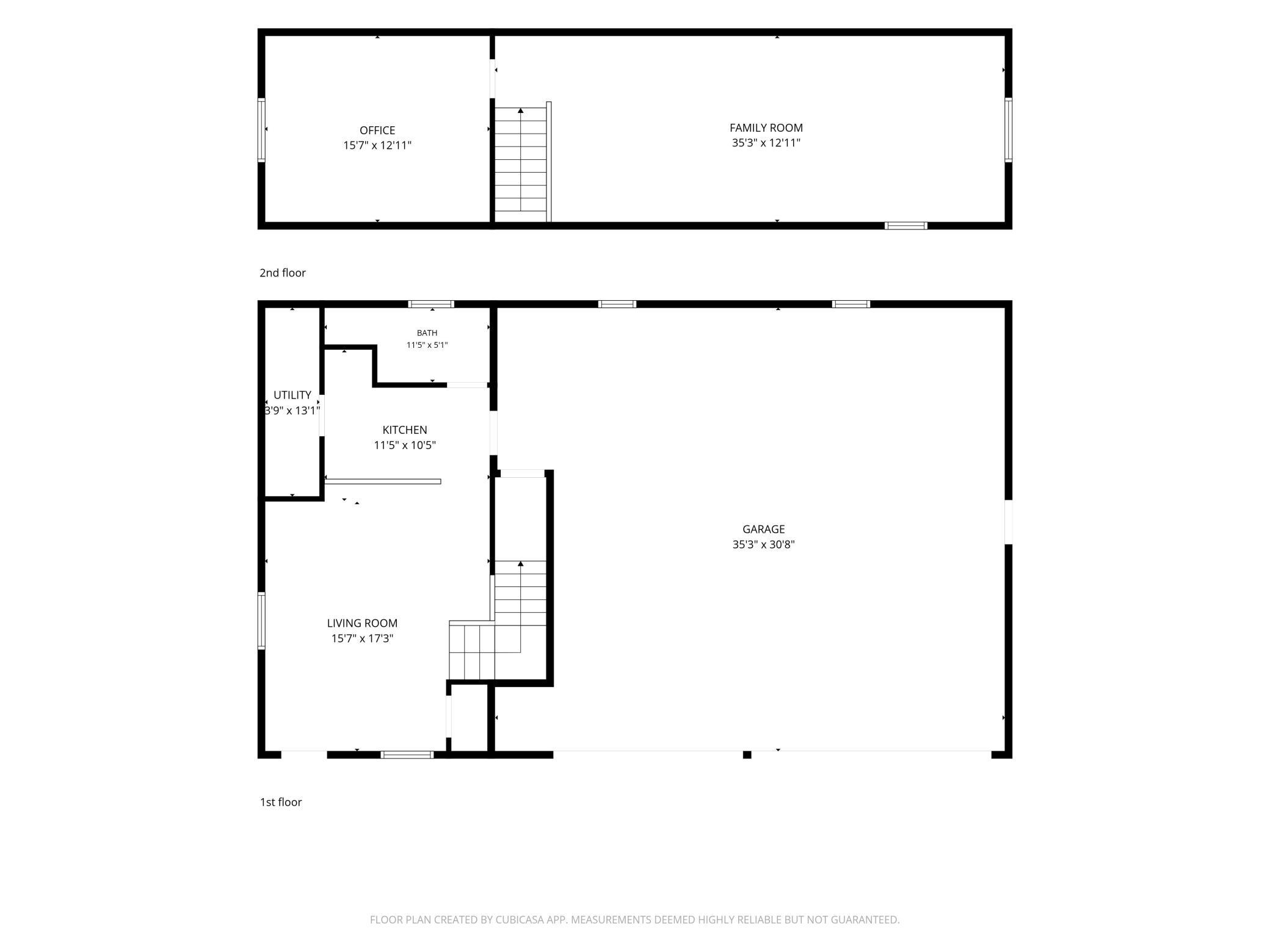 2D Floor Plan for 17487 Popplewood Road Northeast Suite Garage:Loft_2.JPEG