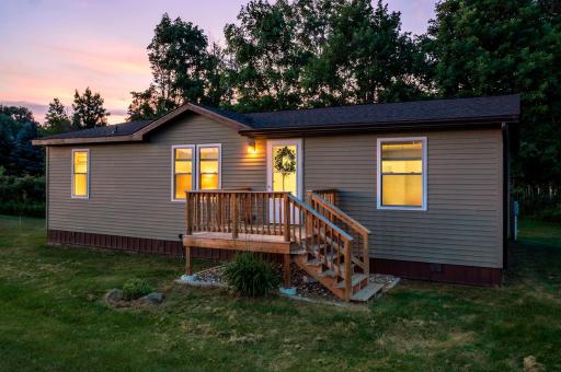 Imagine sitting on the front deck and watching the sunset.