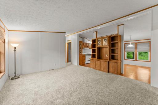 New carpet and a built-in hutch for all your books? Perfection.