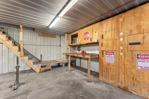 Extra storage? Check. A shower for cleaning off before going back to the house? Check.