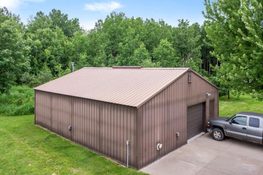 Extra space surrounding the pole barn will allow you to add on extra features. Maybe an RV is in your future?
