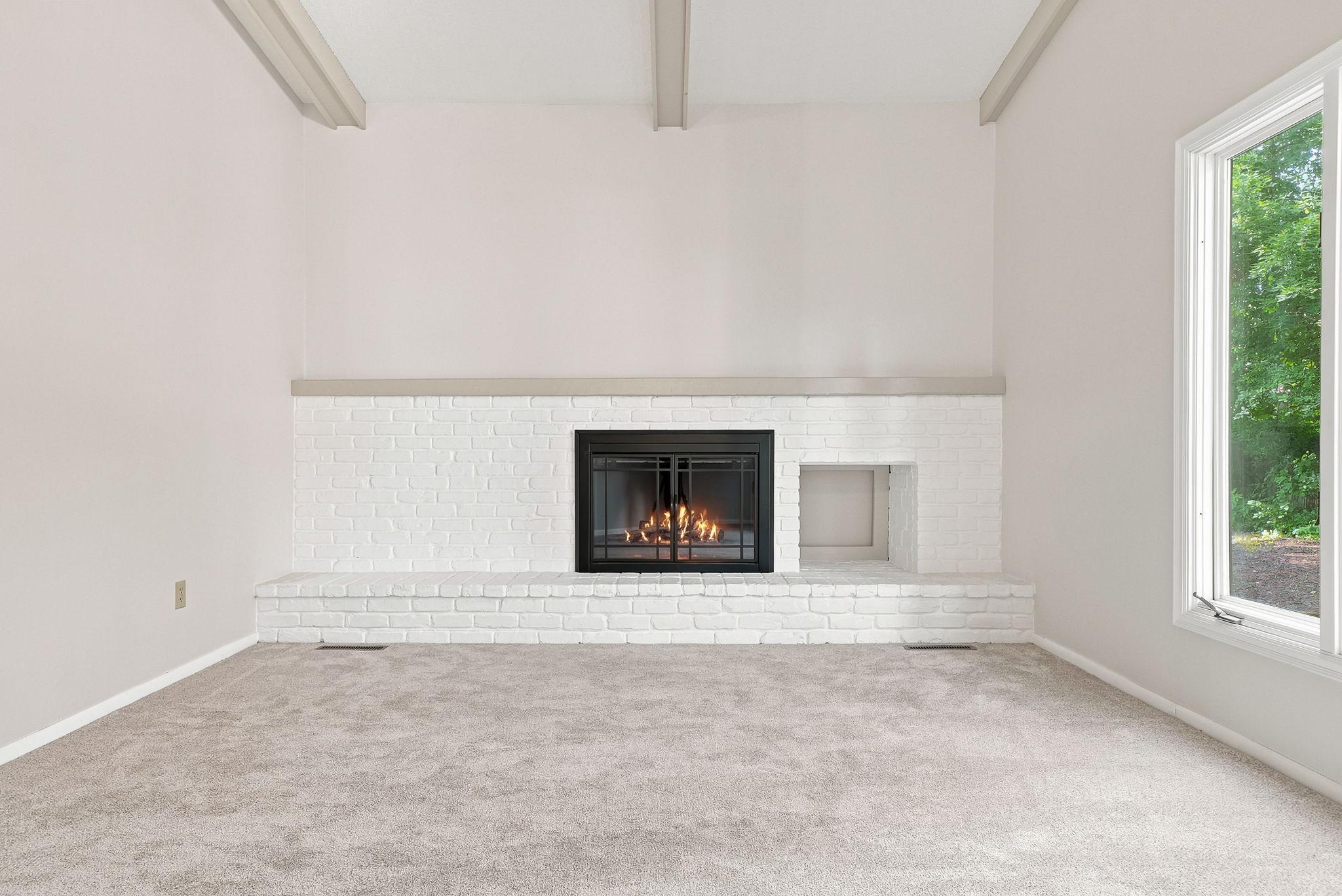 This fireplace is stunning