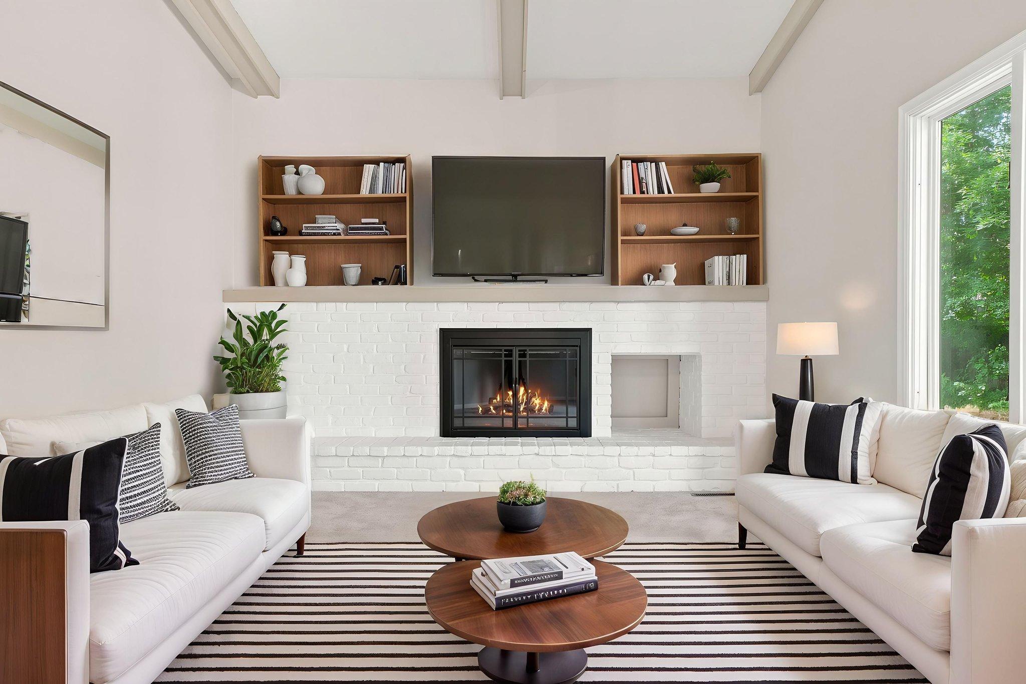 Staged photo of what you could do with this space