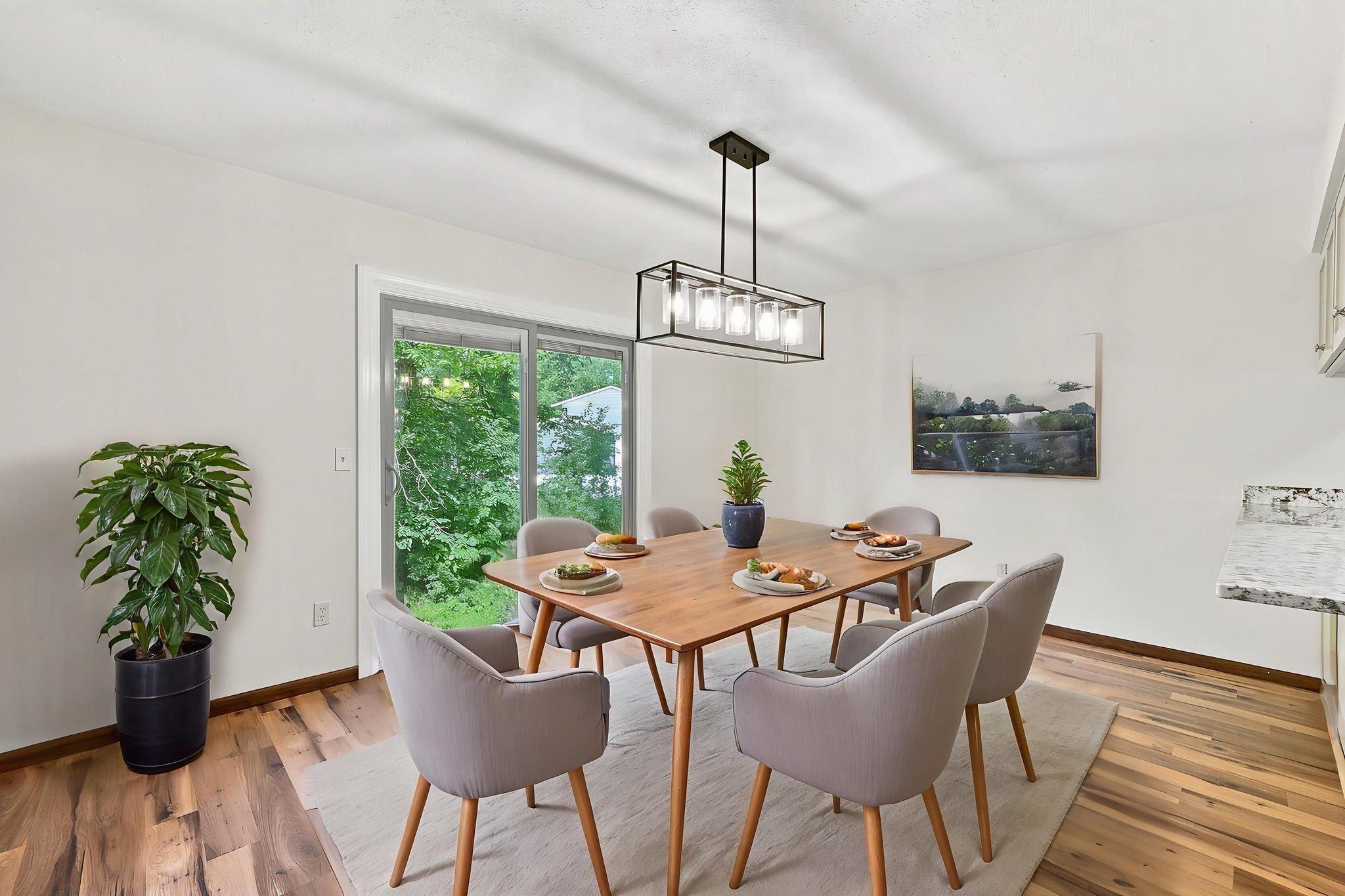 Staged Dining Room