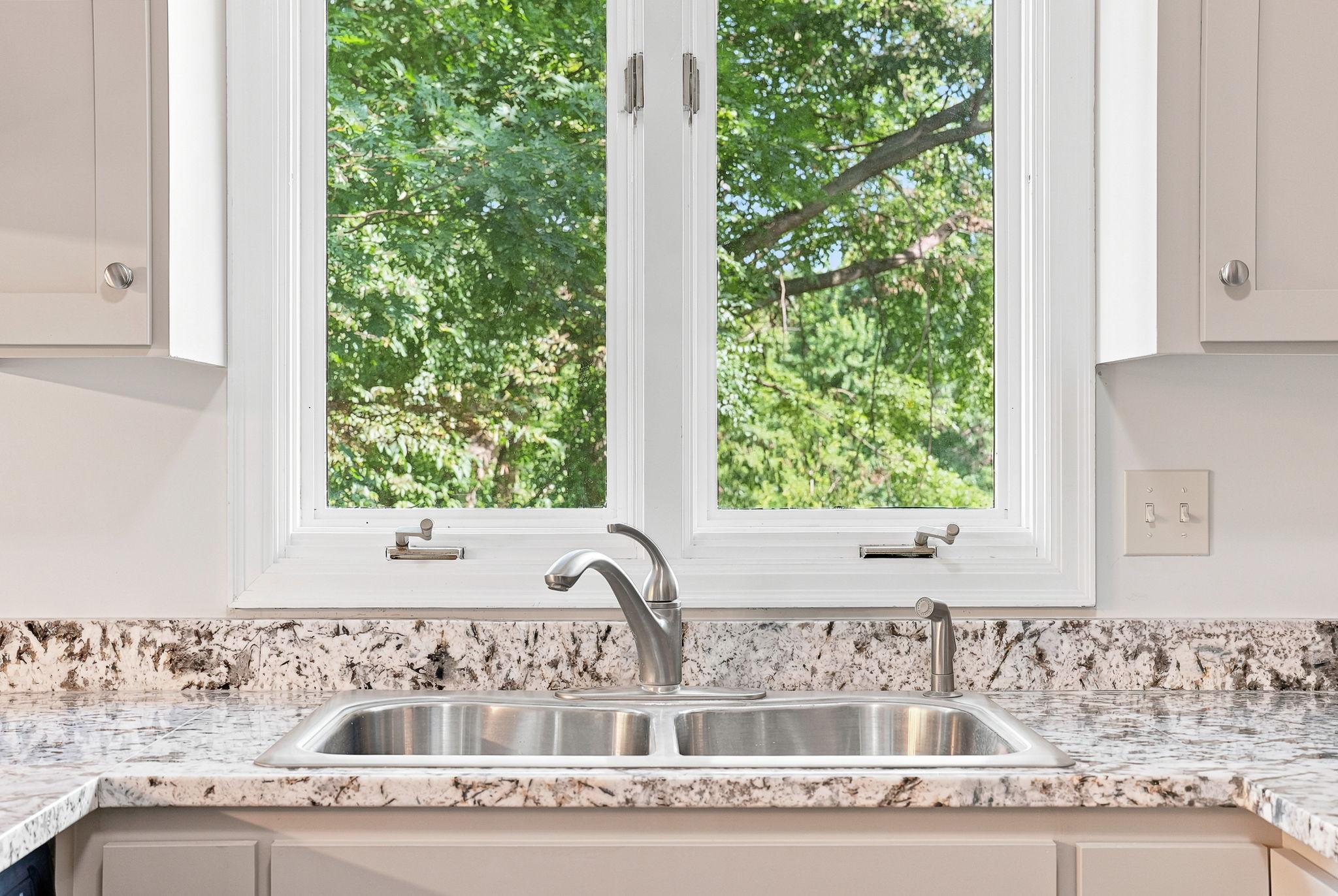 Don't you just love a window view in the kitchen?