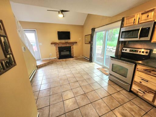 Several possibilities for kitchen table or add a portable center island.