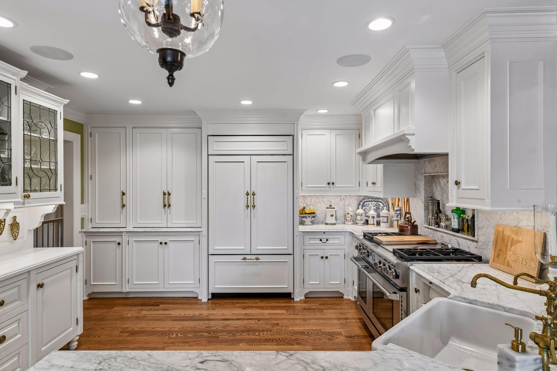 Custom cabinetry, lighting fixtures, everything updated!