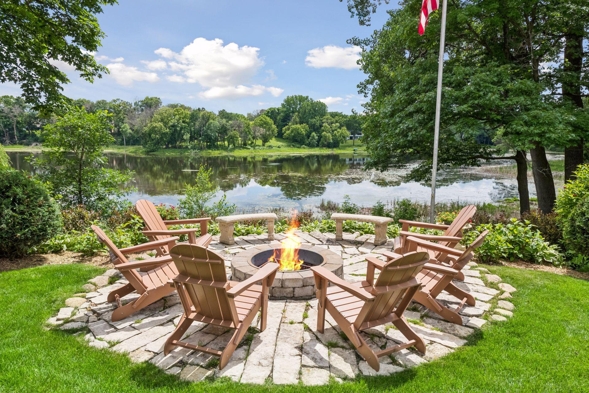 New firepit addded with Gorgeous Views of Shaver Lake
