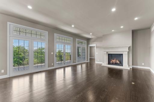Home has been built with top-of-the-line Marvin Windows as well as the main level floor is filled with acoustic insulation.