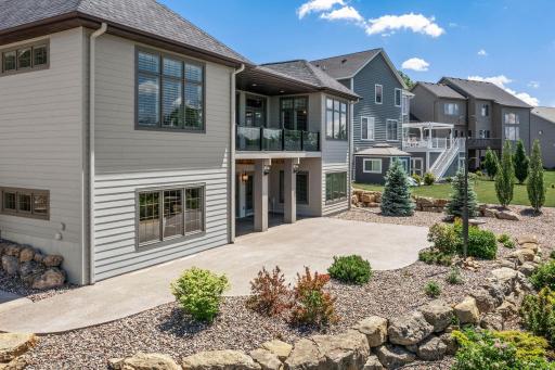 Exterior of home is Engineered wood and the front is Stucco.
