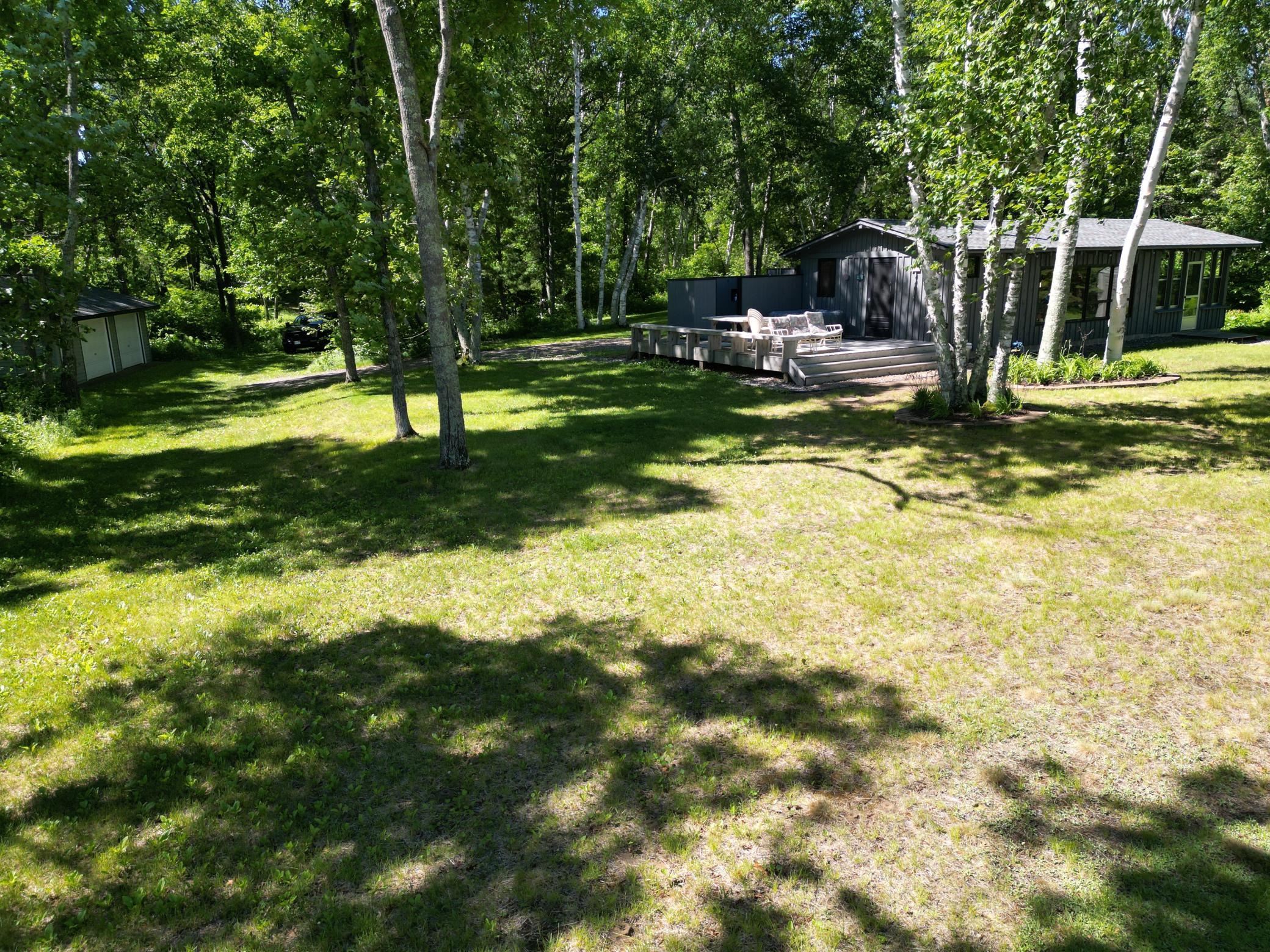 There is a 24 x 30 detached garage to the left - store everything here!