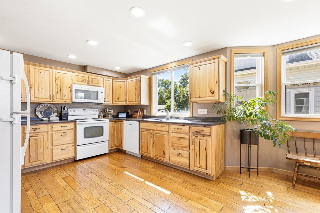 Large window over the kitchen sink!