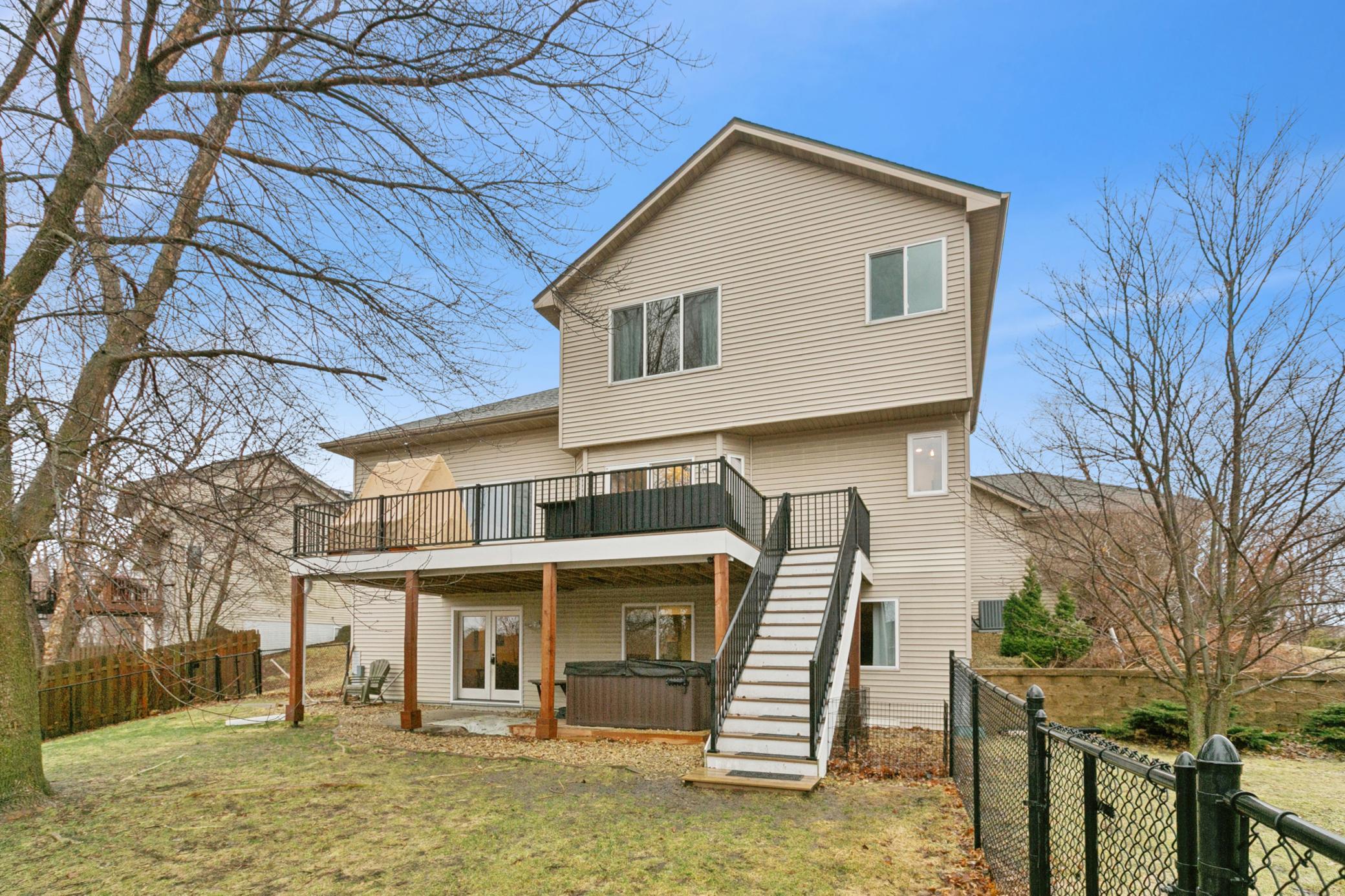 Maintenance Free Deck in 2023 with Hot Tub below Deck