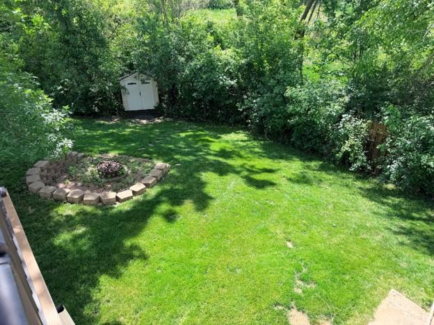 View from the Deck to Firepit