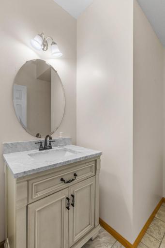 Main level half bath