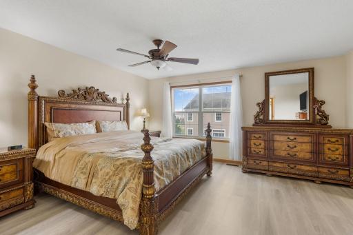 Large primary bedroom!