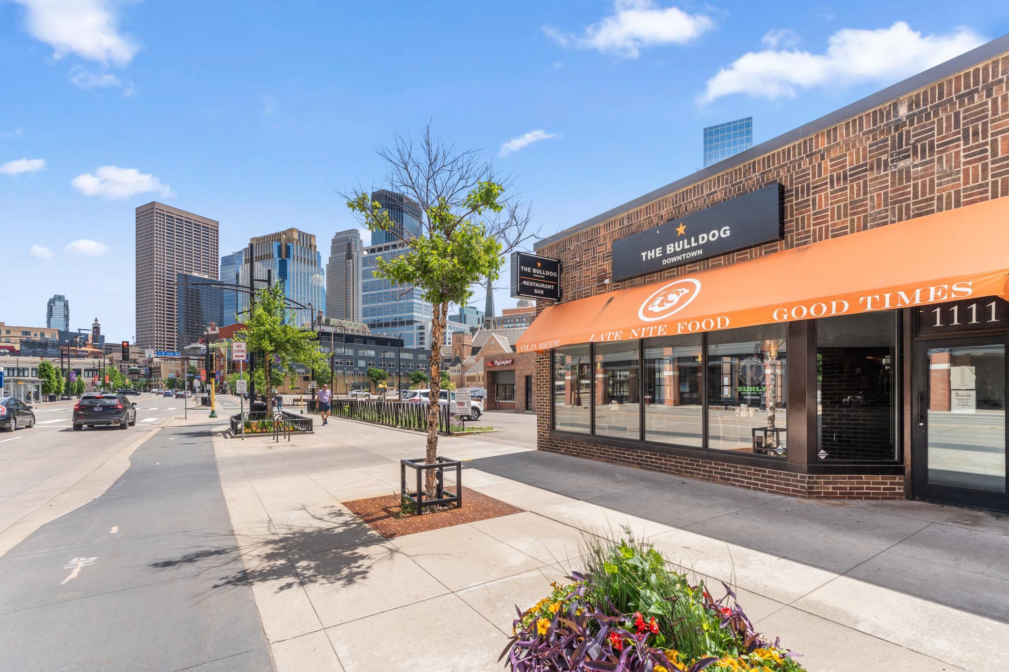 1111 Hennepin Restaurant Front Facade and View of Downtown.jpg