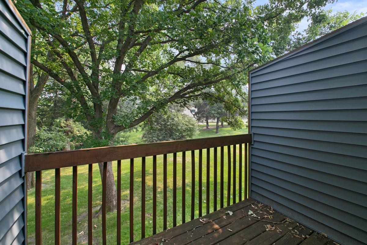 Great views of the wildlife from the private deck.