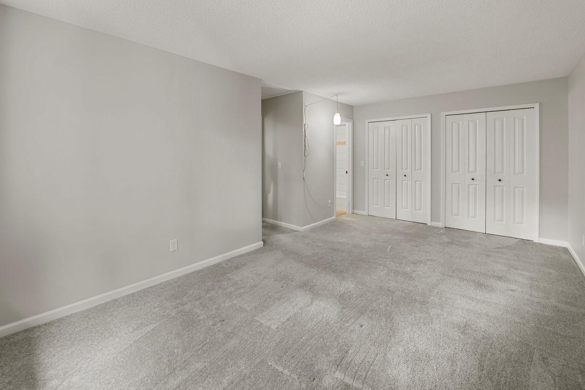 Plenty of closet space in owners suite.