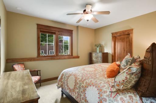 The lower level bedroom #2 with a walk in closet