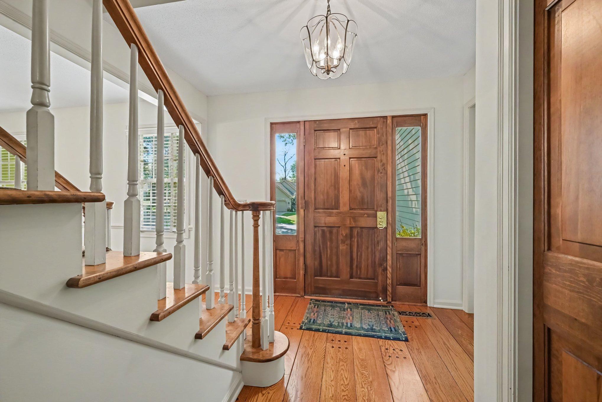 Gorgeous woodwork and quality craftsmanship throughout the house. Welcome home!