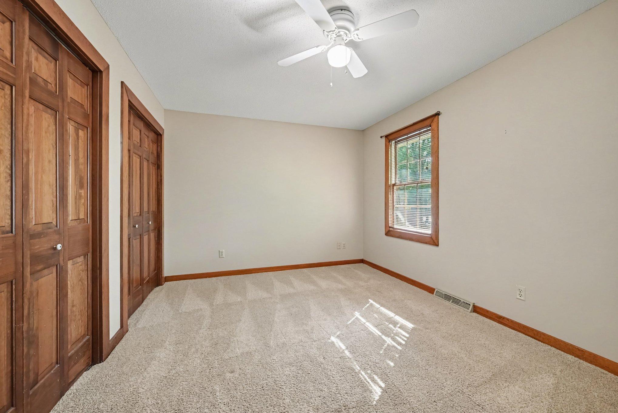 Bedroom #3. High quality doors and trim.