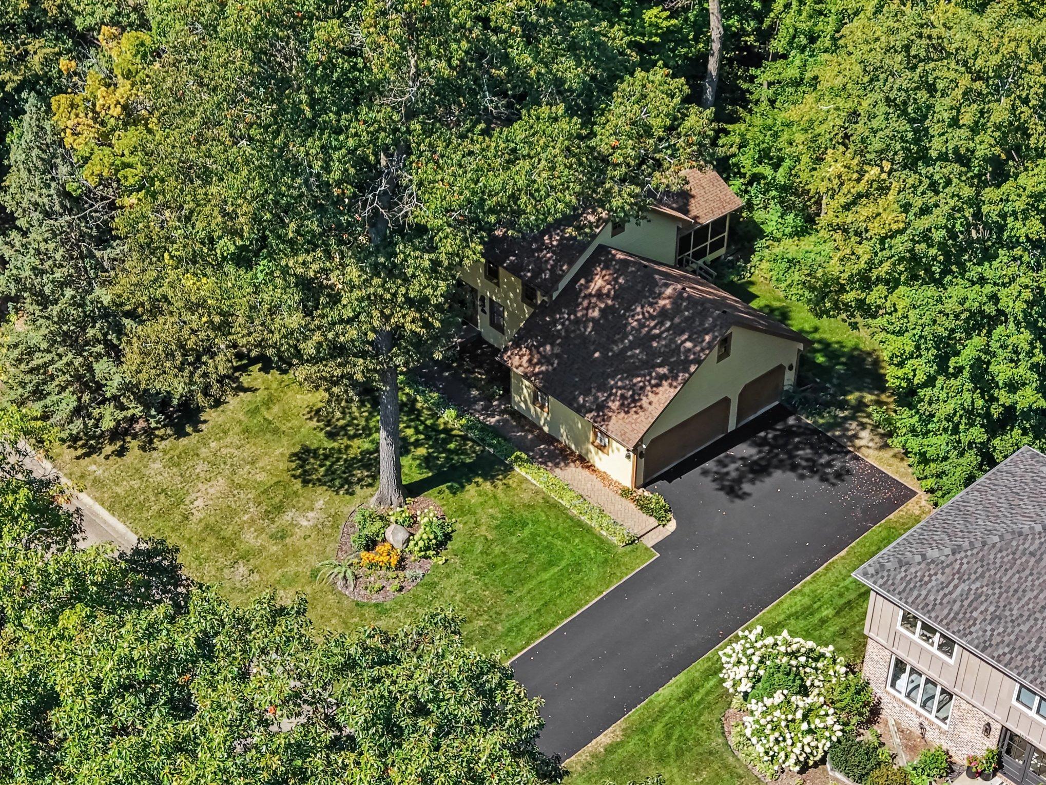 Mature trees , private lot, and located at the end of a dead end culdesac street!