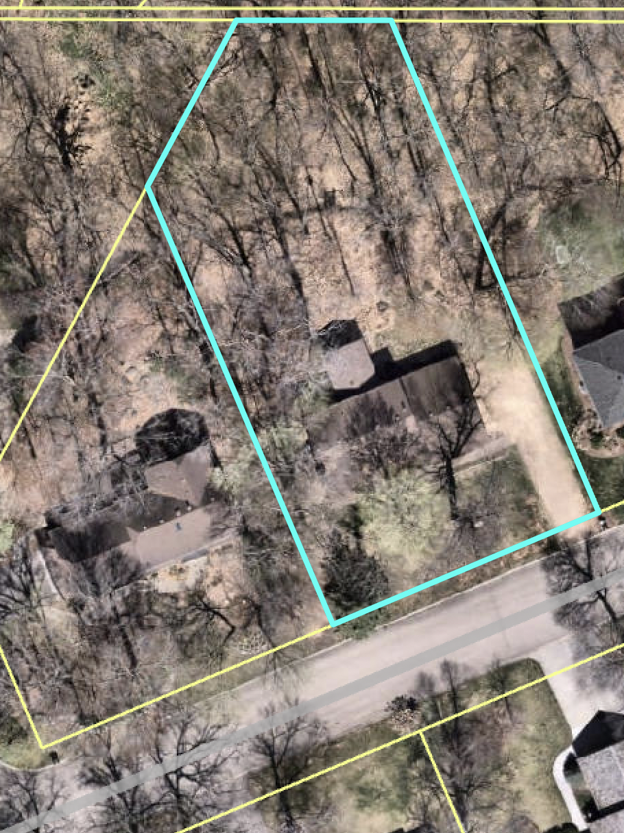 .53 acre lot. Trees, privacy, and space to relax or explore.
