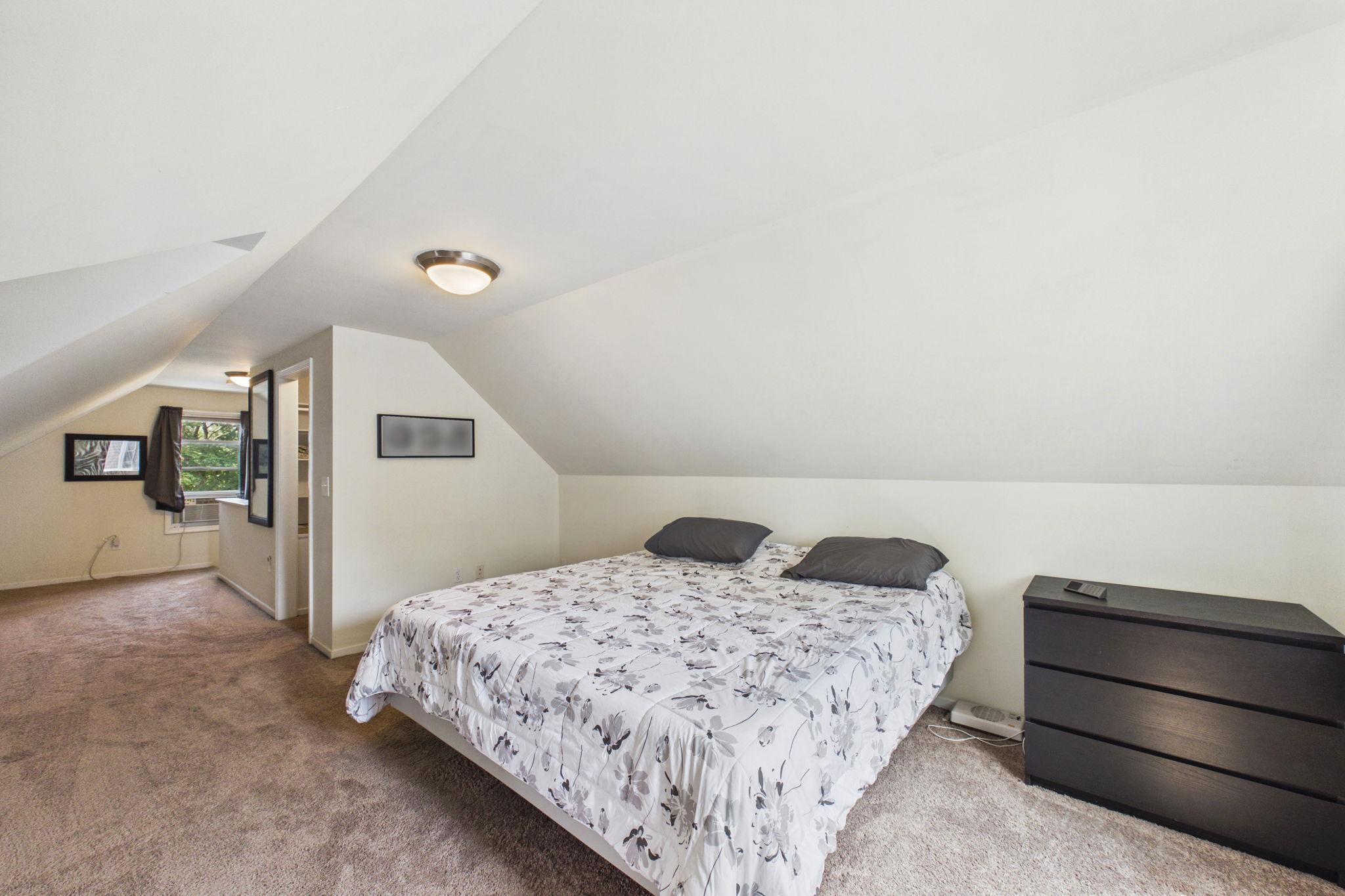 Large primary bedroom area.