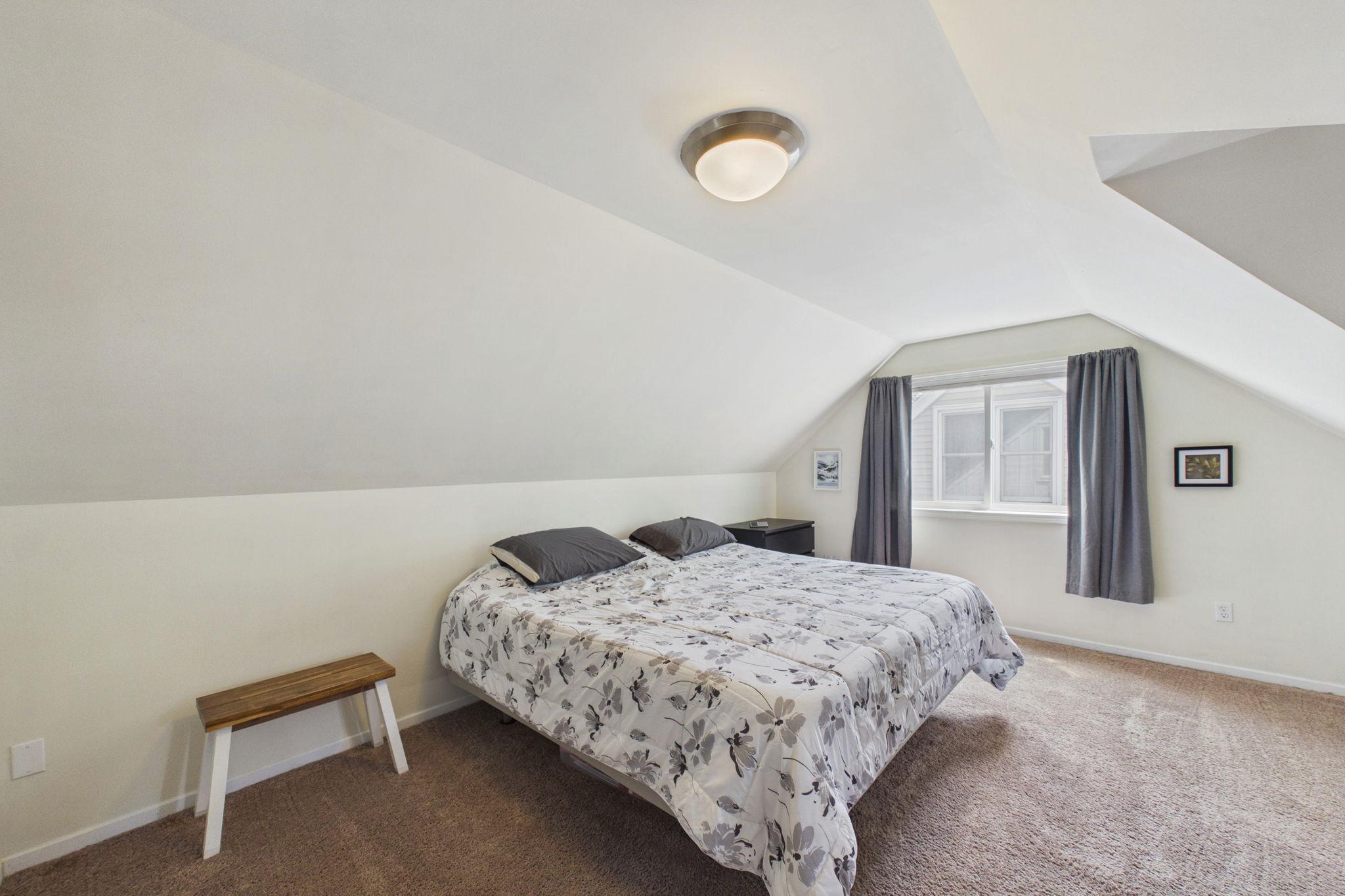 Large enough for a king size bed.