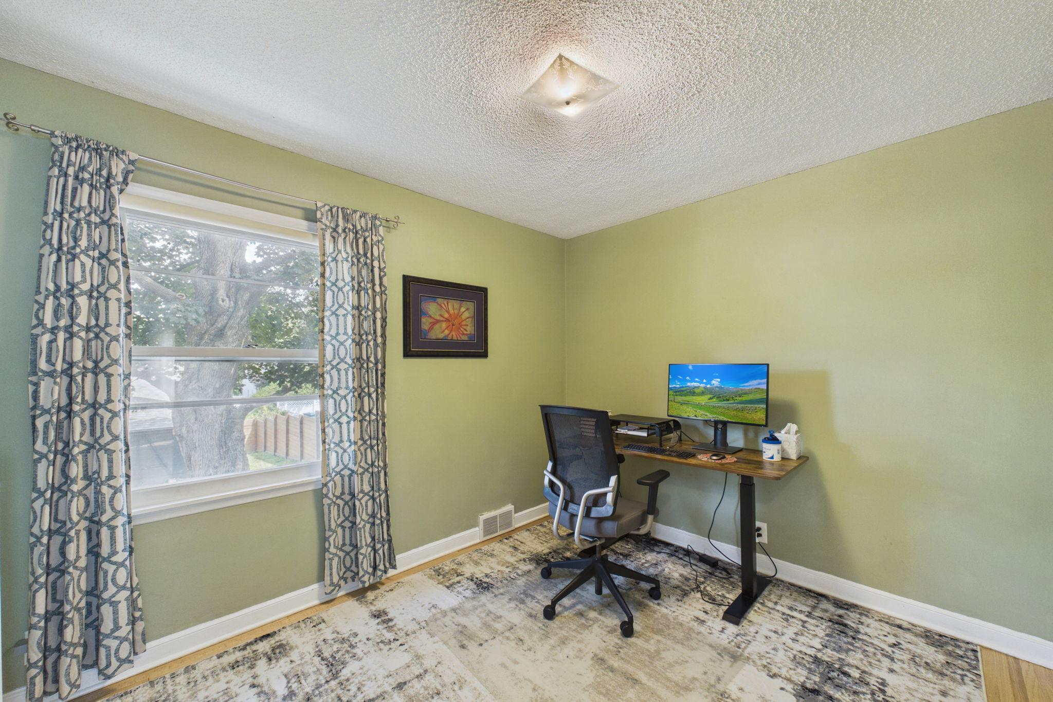 Second main floor bedroom.