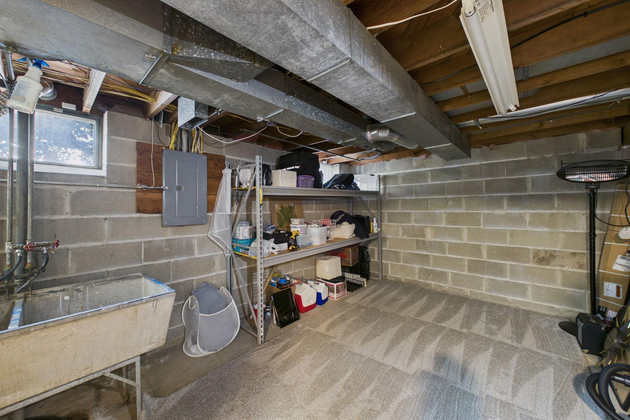 Plenty of storage area.