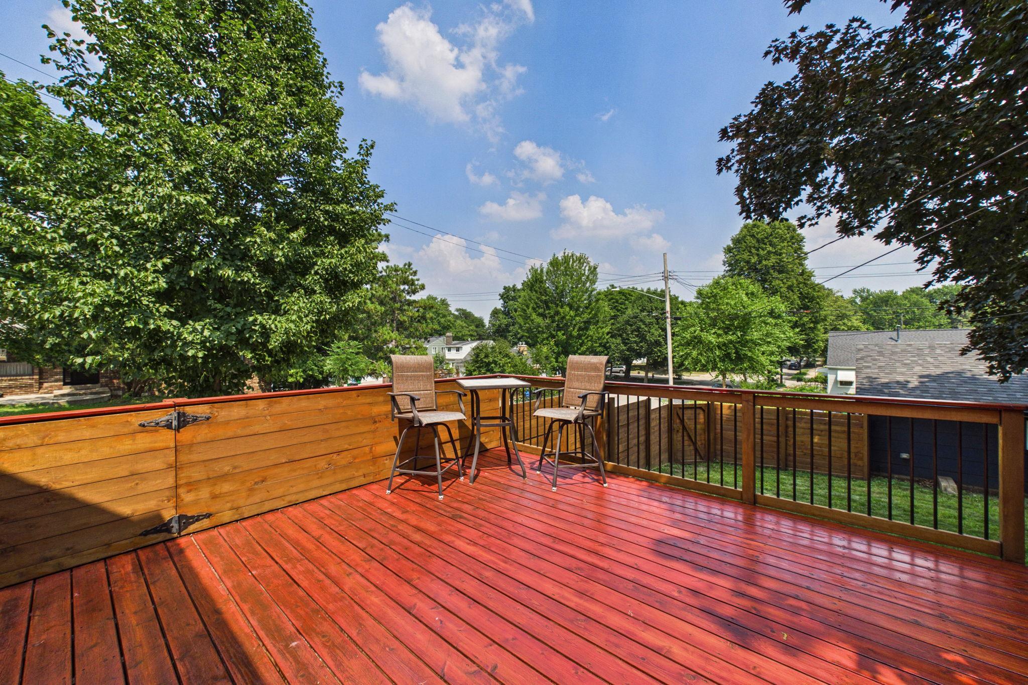 Custom built deck!
