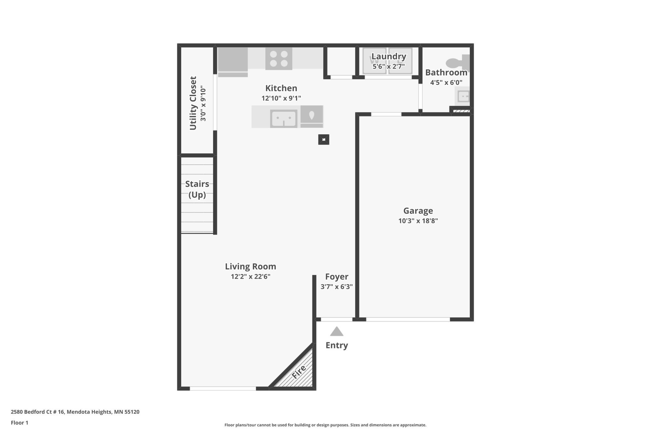 Main level floorplan