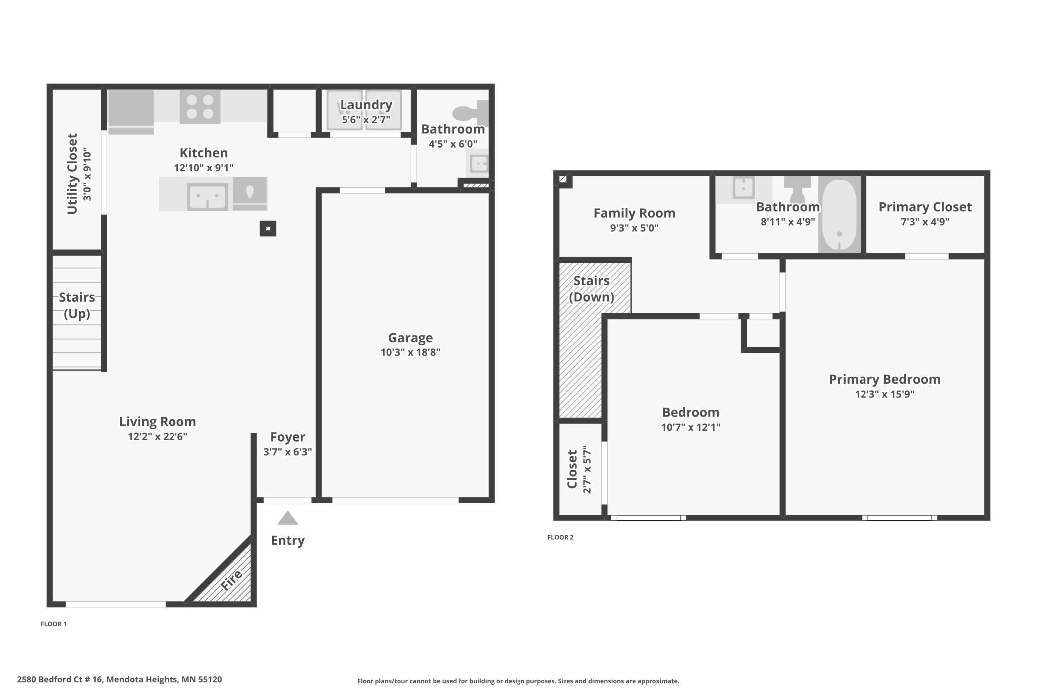 Combined floorplan