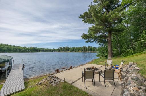 Enjoy your lakeside bonfire while taking the peaceful views of Long Lake Two