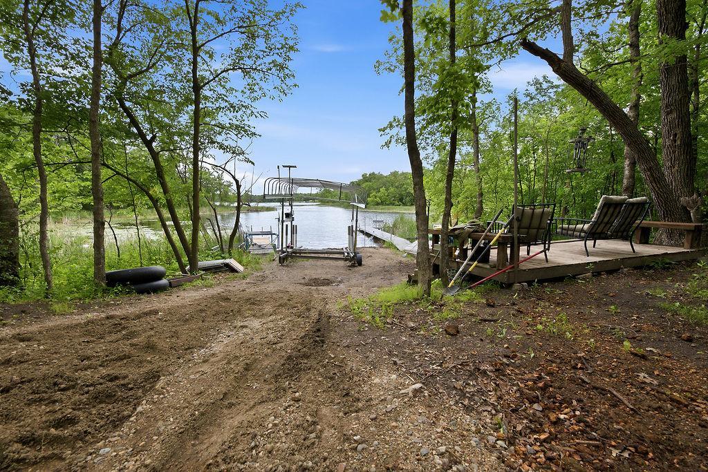 Deck overlooking your private lakefront