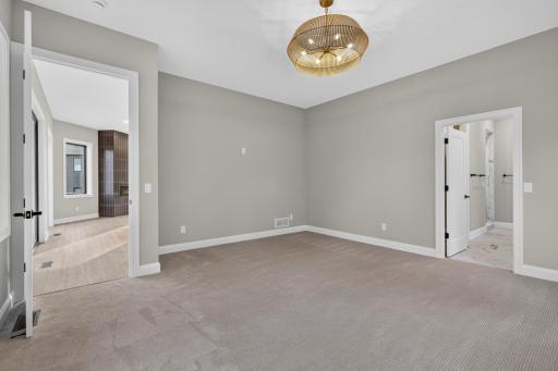 Master Bedroom is right off the Great Room