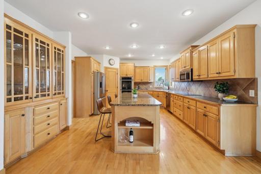Friends and family will enjoy gathering in this beautiful kitchen